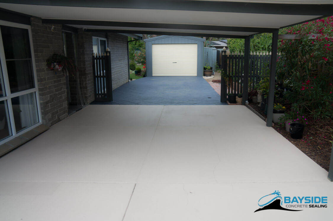 Additional view of restored exposed aggregate sealing project in Bayside Melbourne