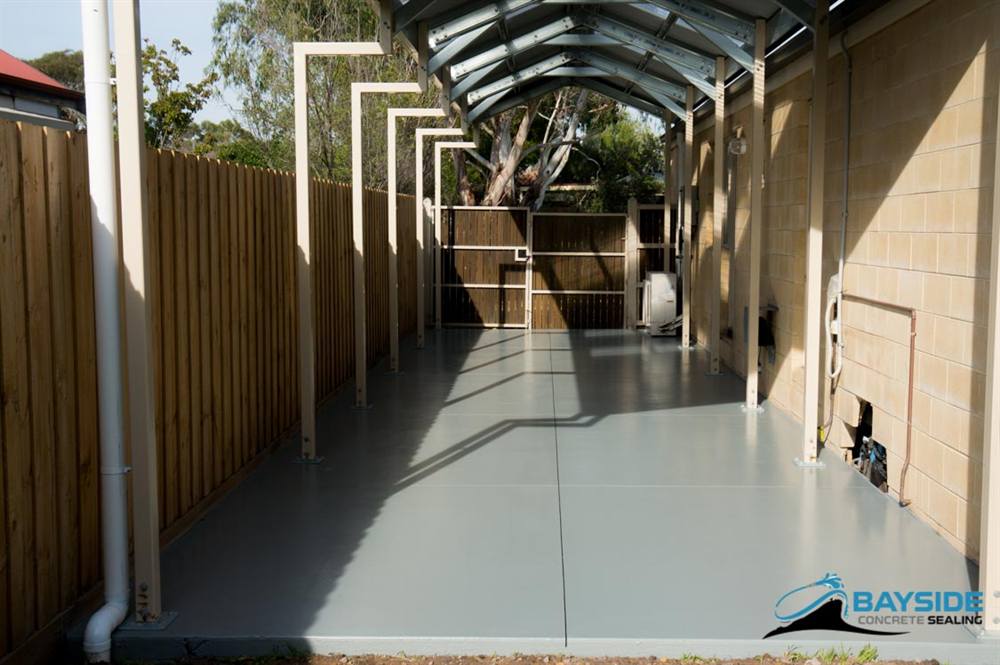 Exposed aggregate sealing completed in Brighton