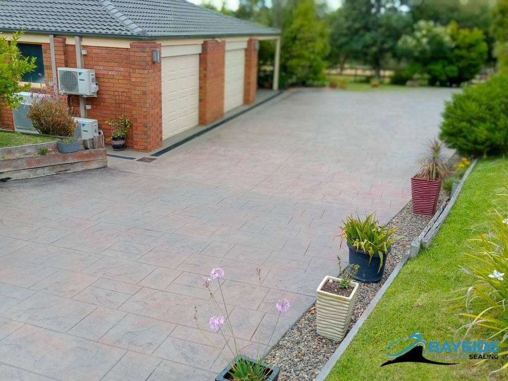 Clean sealed concrete pathway in Melbourne